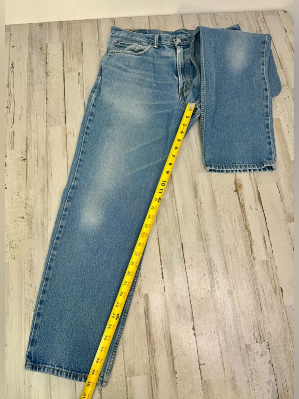 Vintage Levis 550 Pants Jeans Men 34x30 Denim Stretch Blue Straight - Picture 7 of 10